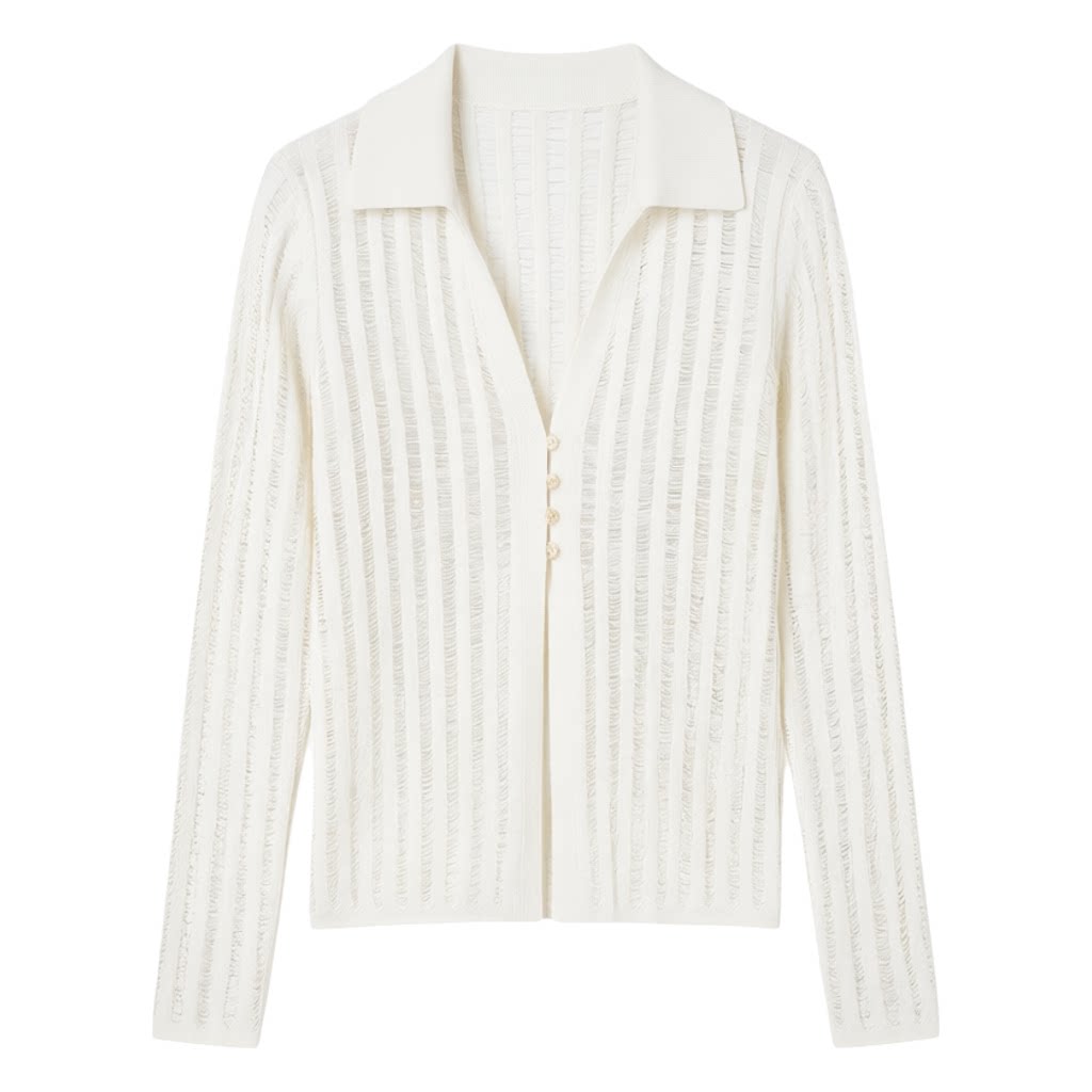 Andrea Knitted Cardigan - Creamy