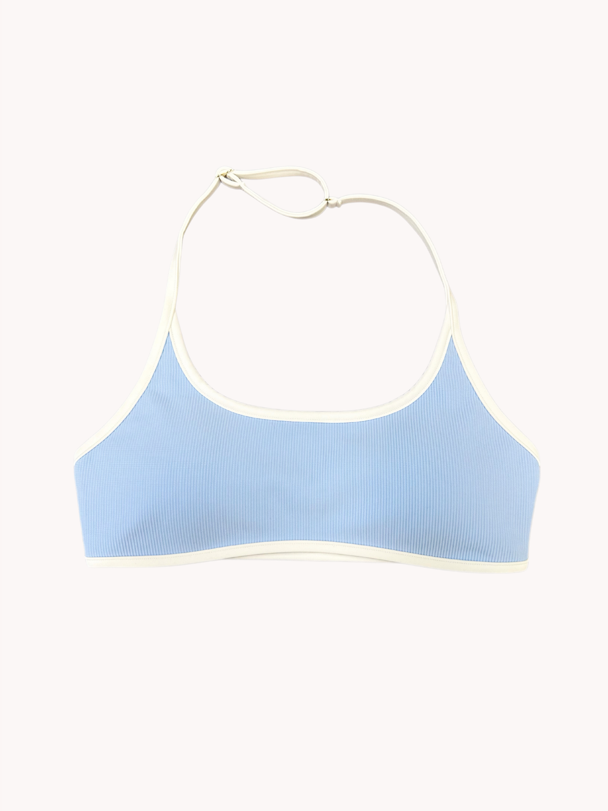 Club Halter Bra Top - Baby Blue