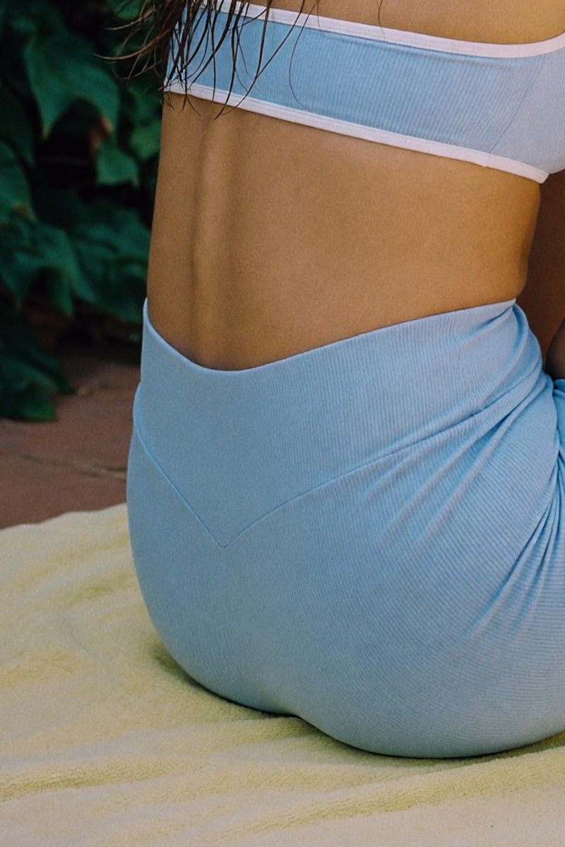 Club 3" Short Bottom - Baby Blue